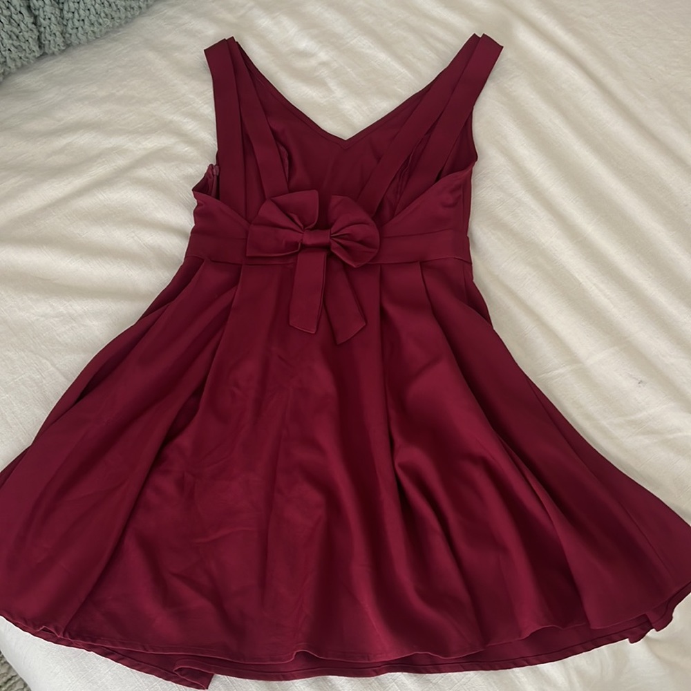 Maroon Dress